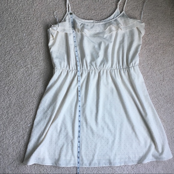 Lauren Conrad Spaghetti Strap Cream Dress size 16 - Picture 5 of 8